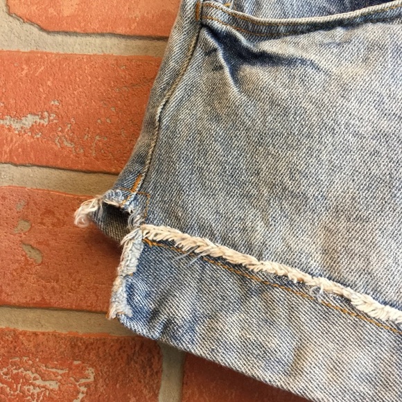 Sans Souci Blue Jean Shorts Small Belt Rainbow - Picture 4 of 7